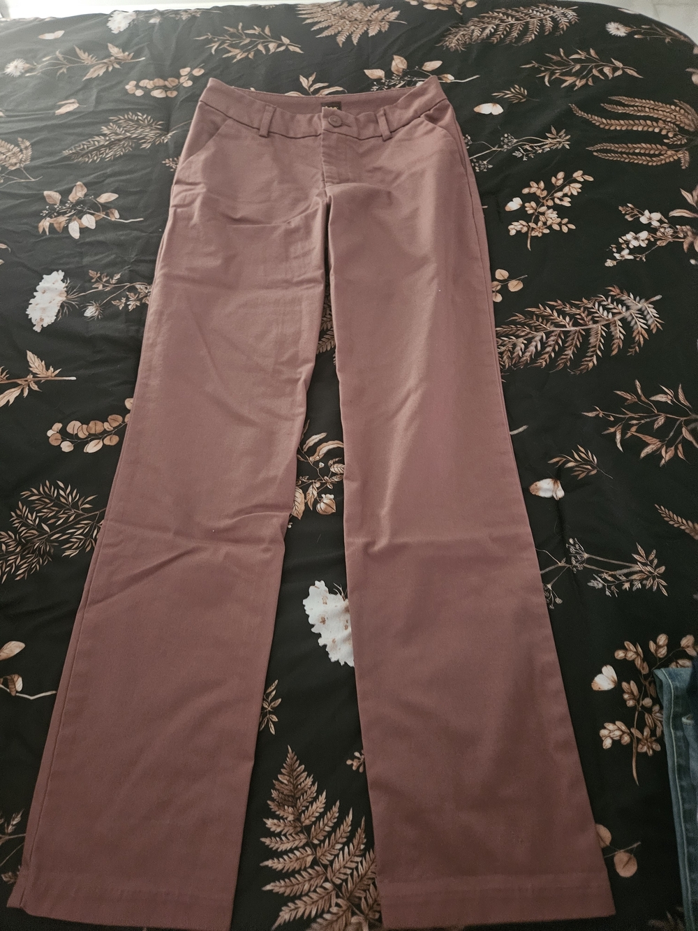 Lee Women's Straight-Leg Pants in Dusty Mauve